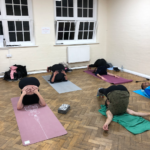 A strong class tonight – so let’s relax with Happy Baby – Ananda Balasana